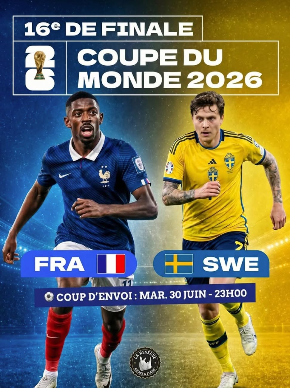 FRANCE - SUÈDE